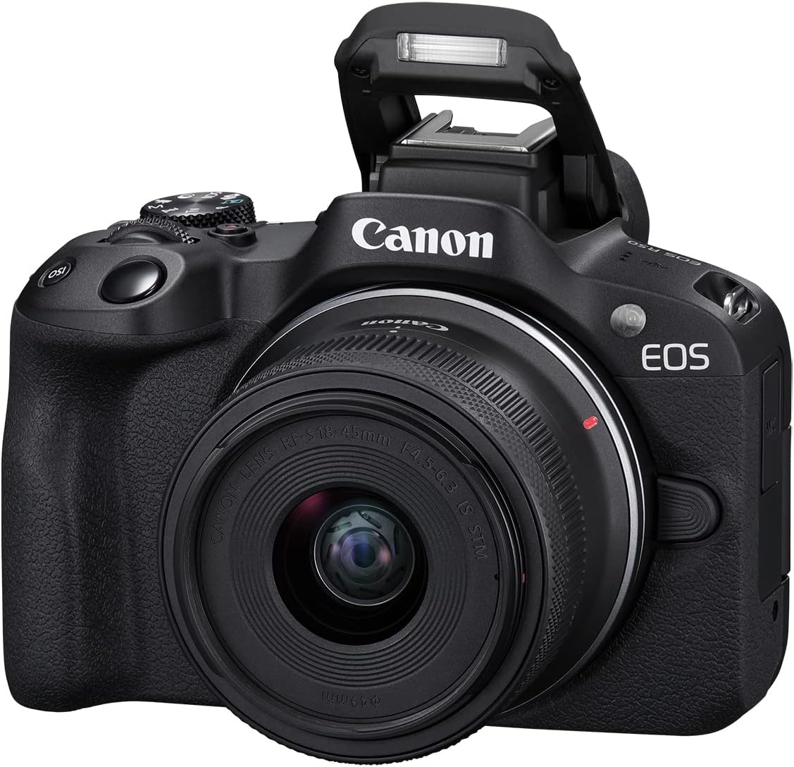 Canon EOS R50 Mirrorless Camera RF-S18-45mm Kit Content Creator