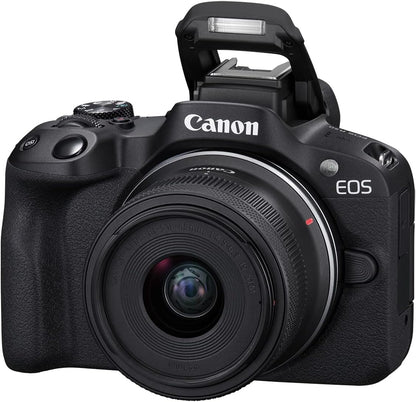 Canon EOS R50 Mirrorless Camera RF-S18-45mm Kit Content Creator